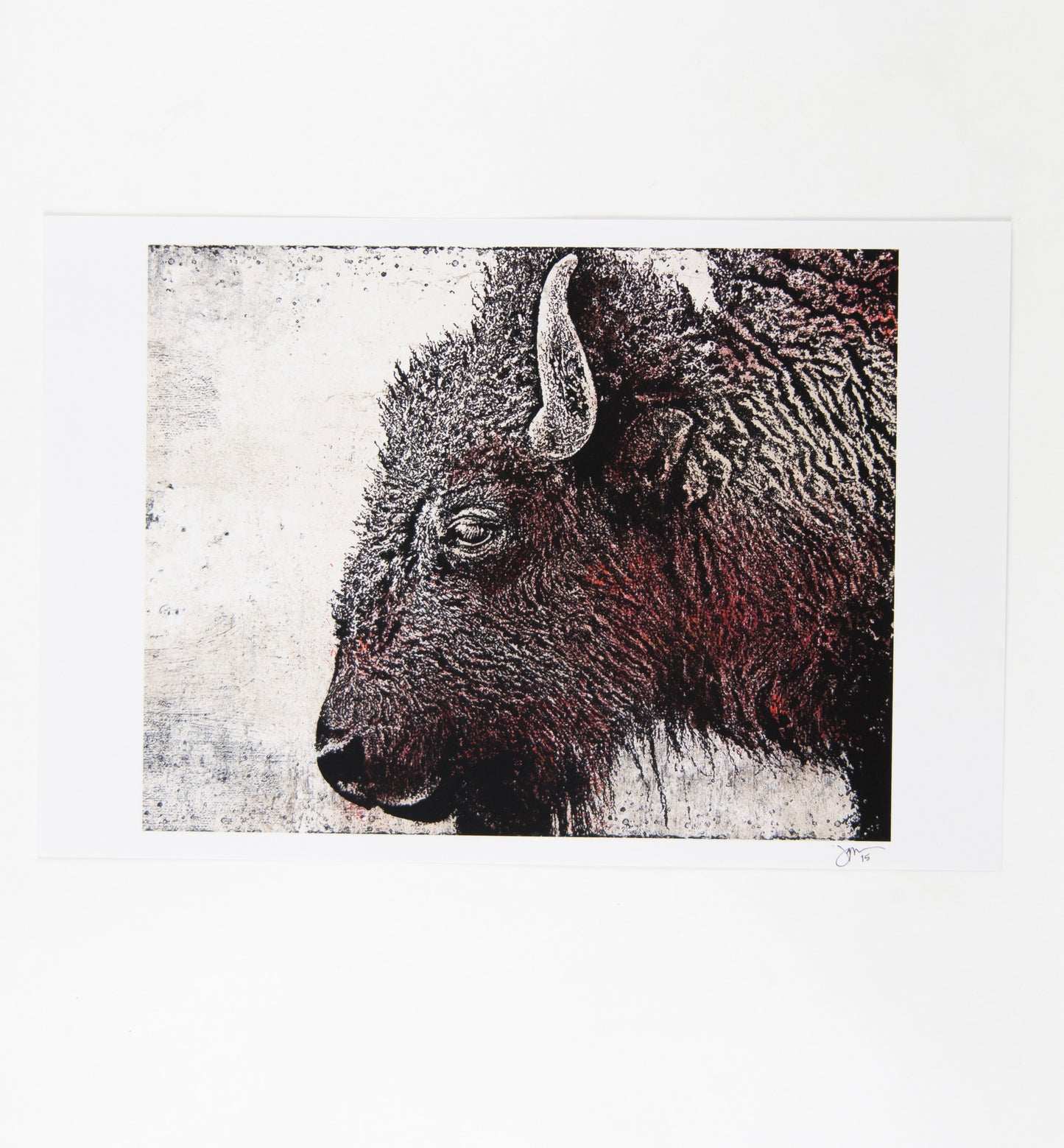 Where The Buffalo Roam Print by Boxing Bear Co.