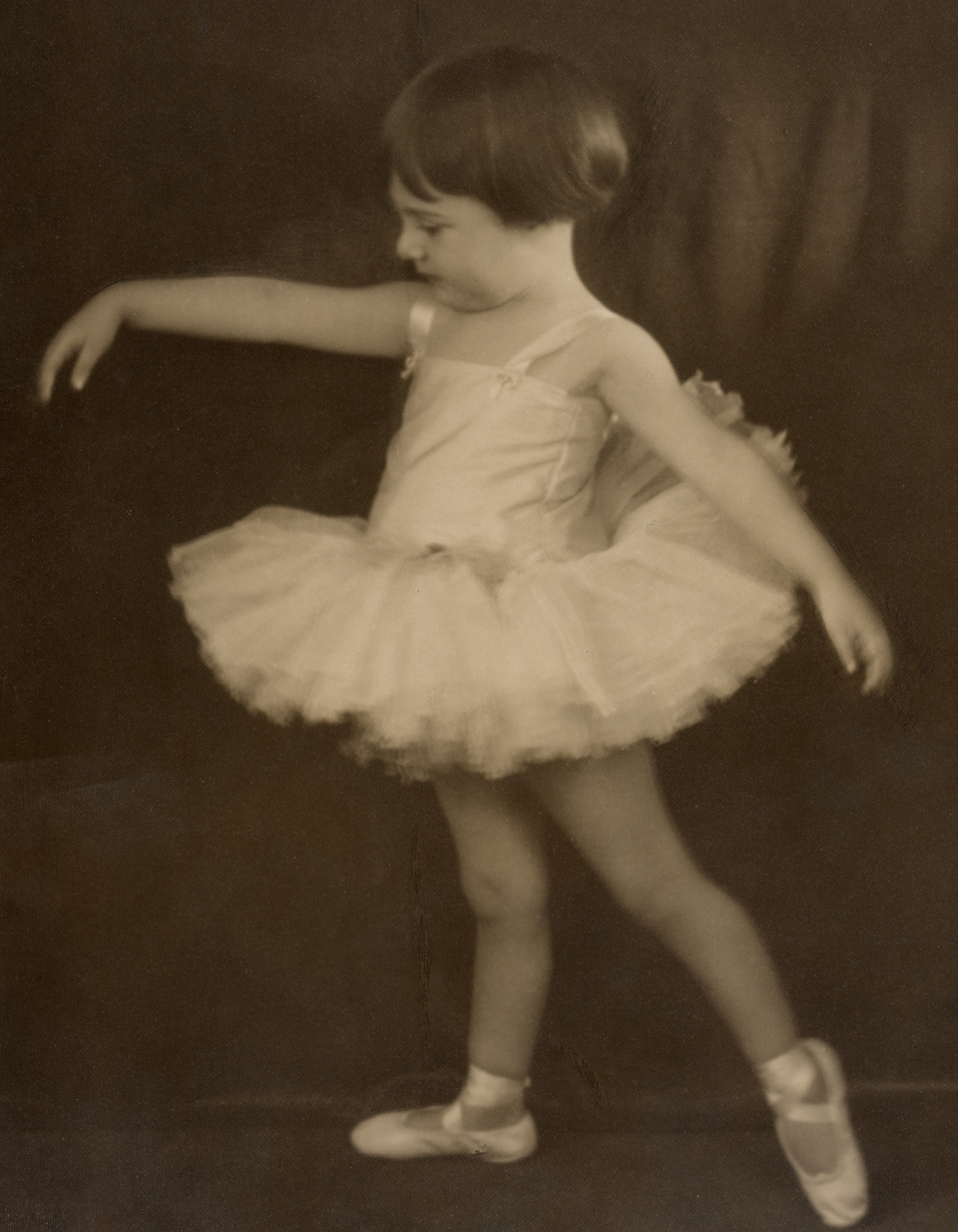 Teacher in a tutu: a young Skilly Forsman.