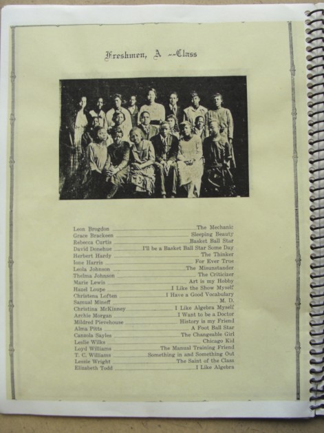 Booker T. Washington High School Yearbook, 1921, page 21 of 49