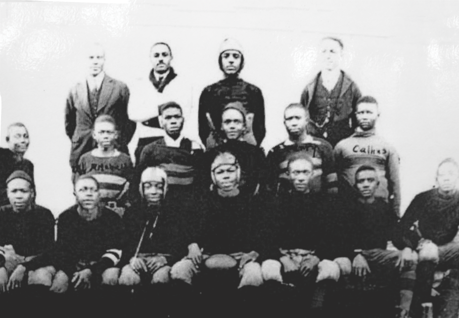 1921 Booker T. Washington Football Squad, where Jones is listed as "J.W. Jones." 