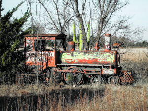 old toy train tracks